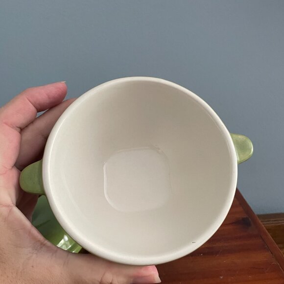 Technique Green Apple Ceramic Small Casserole Lid KF144 - Picture 4 of 10